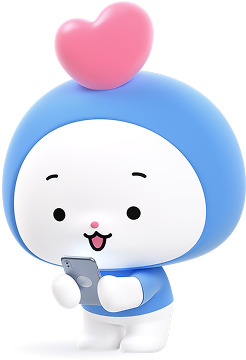 휴대폰 보는 포용